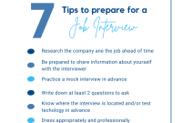 7 Tips to Prepare for a Job Interview! - Jones Networking