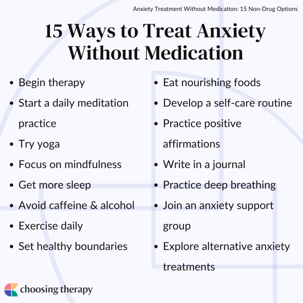 How To Manage Anxiety Without Medication